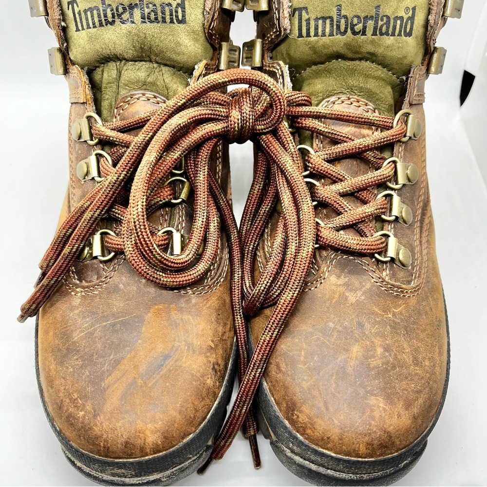 Timberland Hiking Boots Classic Leather Euro Hiker Ankle 95310 Women's Boots 8.5 - Picture 3 of 9